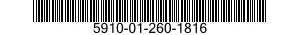 5910-01-260-1816 CAPACITOR,FIXED,ELECTROLYTIC 5910012601816 012601816