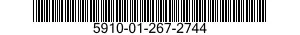 5910-01-267-2744 RETAINER,CAPACITOR 5910012672744 012672744