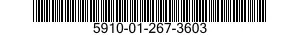 5910-01-267-3603 CAPACITOR,FIXED,PLASTIC DIELECTRIC 5910012673603 012673603