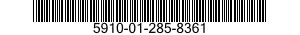 5910-01-285-8361  5910012858361 012858361