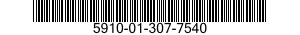 5910-01-307-7540 CAPACITOR,FIXED,PLASTIC DIELECTRIC 5910013077540 013077540