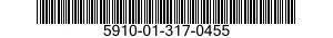 5910-01-317-0455 CAPACITOR,FIXED,CERAMIC DIELECTR 5910013170455 013170455