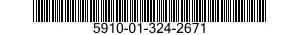 5910-01-324-2671 CAPACITOR,FIXED,METALLIZED,PAPER-PLASTIC DIELECTRIC 5910013242671 013242671
