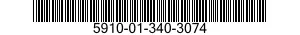 5910-01-340-3074 CAPACITOR,FIXED,PLASTIC DIELECTRIC 5910013403074 013403074