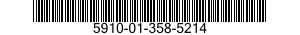 5910-01-358-5214 CAPACITOR,FIXED,CERAMIC DIELECTRIC 5910013585214 013585214