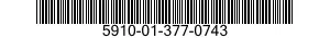 5910-01-377-0743 CAPACITOR,FIXED,PLASTIC DIELECTRIC 5910013770743 013770743