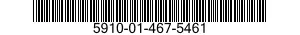 5910-01-467-5461 CAPACITOR,FIXED,PLASTIC DIELECTRIC 5910014675461 014675461