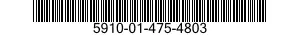5910-01-475-4803 CAPACITOR,FIXED,METALLIZED,PAPER-PLASTIC DIELECTRIC 5910014754803 014754803