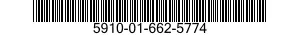 5910-01-662-5774 CAPACITOR,VARIABLE,CERAMIC DIELECTRIC 5910016625774 016625774