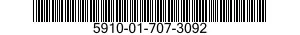 5910-01-707-3092 CAPACITOR,FIXED,PLASTIC DIELECTRIC 5910017073092 017073092