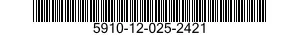 5910-12-025-2421  5910120252421 120252421