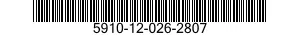 5910-12-026-2807  5910120262807 120262807