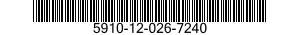 5910-12-026-7240 CAPACITOR,FIXED,ELECTROLYTIC 5910120267240 120267240