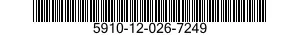 5910-12-026-7249  5910120267249 120267249