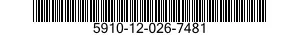 5910-12-026-7481  5910120267481 120267481