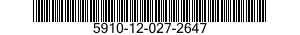 5910-12-027-2647 CAPACITOR,FIXED,ELECTROLYTIC 5910120272647 120272647