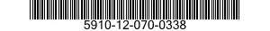 5910-12-070-0338  5910120700338 120700338