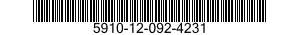 5910-12-092-4231  5910120924231 120924231