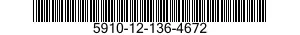 5910-12-136-4672 CAPACITOR,FIXED,METALLIZED,PAPER-PLASTIC DIELECTRIC 5910121364672 121364672