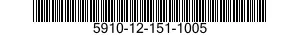 5910-12-151-1005 ELECTRONIC COMPONENTS ASSEMBLY 5910121511005 121511005