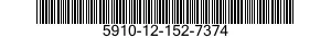 5910-12-152-7374 CAPACITOR,FIXED,MICA DIELECTRIC 5910121527374 121527374