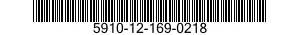 5910-12-169-0218 CAPACITOR,FIXED,PAPER DIELECTRIC 5910121690218 121690218