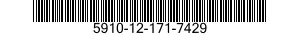 5910-12-171-7429 CAPACITOR,FIXED,MICA DIELECTRIC 5910121717429 121717429