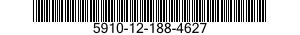 5910-12-188-4627 CAPACITOR,FIXED,PLASTIC DIELECTRIC 5910121884627 121884627