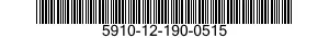 5910-12-190-0515 CAPACITOR,VARIABLE,CERAMIC DIELECTRIC 5910121900515 121900515