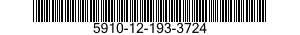 5910-12-193-3724 CAPACITOR,FIXED,CERAMIC DIELECTRIC 5910121933724 121933724