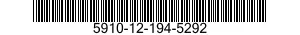 5910-12-194-5292 CAPACITOR,FIXED,MICA DIELECTRIC 5910121945292 121945292