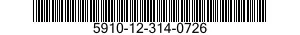 5910-12-314-0726 CAPACITOR,FIXED,PLASTIC DIELECTRIC 5910123140726 123140726