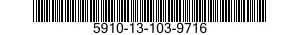 5910-13-103-9716 CAPACITOR,FIXED,ELE 5910131039716 131039716