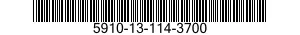 5910-13-114-3700 CAPACITOR,FIXED,PLA 5910131143700 131143700