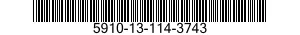 5910-13-114-3743 CAPACITOR,FIXED,PLA 5910131143743 131143743