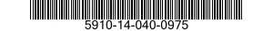 5910-14-040-0975 CAPACITOR,FIXED,ELECTROLYTIC 5910140400975 140400975