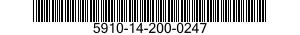 5910-14-200-0247 CAPACITOR,FIXED,ELECTROLYTIC 5910142000247 142000247