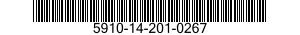 5910-14-201-0267 CAPACITOR,FIXED,CERAMIC DIELECTRIC 5910142010267 142010267