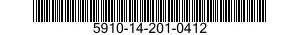 5910-14-201-0412 CAPACITOR,FIXED,CERAMIC DIELECTRIC 5910142010412 142010412