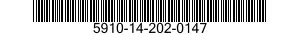 5910-14-202-0147 CAPACITOR,FIXED,CERAMIC DIELECTRIC 5910142020147 142020147