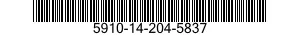 5910-14-204-5837 CAPACITOR,VARIABLE,AIR DIELECTRIC 5910142045837 142045837