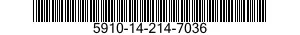 5910-14-214-7036 CAPACITOR,VARIABLE,AIR DIELECTRIC 5910142147036 142147036