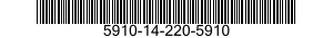 5910-14-220-5910 CAPACITOR,FIXED,MICA DIELECTRIC 5910142205910 142205910