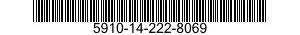 5910-14-222-8069 CAPACITOR,FIXED,MICA DIELECTRIC 5910142228069 142228069