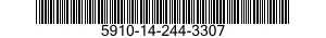 5910-14-244-3307 CAPACITOR,FIXED,GLASS DIELECTRIC 5910142443307 142443307