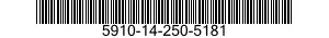 5910-14-250-5181  5910142505181 142505181
