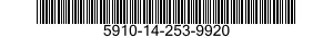5910-14-253-9920 CAPACITOR,FIXED,METALLIZED,PAPER-PLASTIC DIELECTRIC 5910142539920 142539920