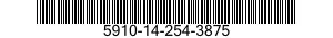 5910-14-254-3875  5910142543875 142543875