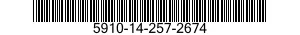 5910-14-257-2674  5910142572674 142572674