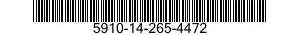5910-14-265-4472 CAPACITOR,FIXED,METALLIZED,PAPER-PLASTIC DIELECTRIC 5910142654472 142654472